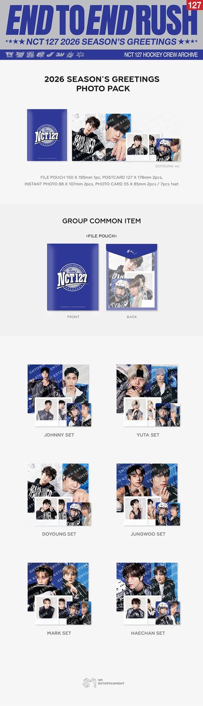 [PRE-ORDER] NCT 127 - Season's Greetings 2026 Photo Pack