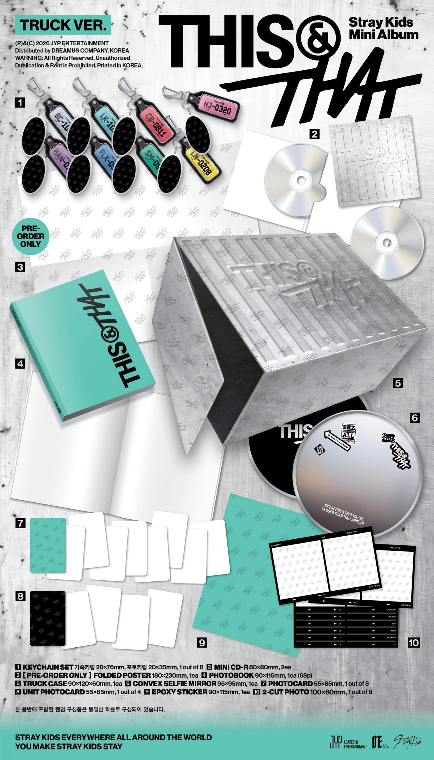 [PRE-ORDER] STRAY KIDS - THIS & THAT (TRUCK Ver.)