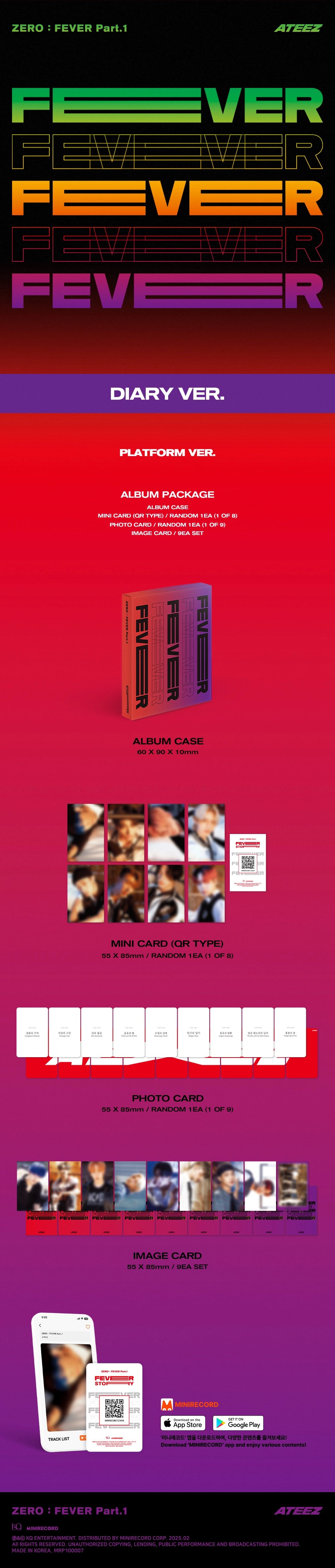 [PRE-ORDER] ATEEZ - Zero: Fever Part.1 (Platform Ver)