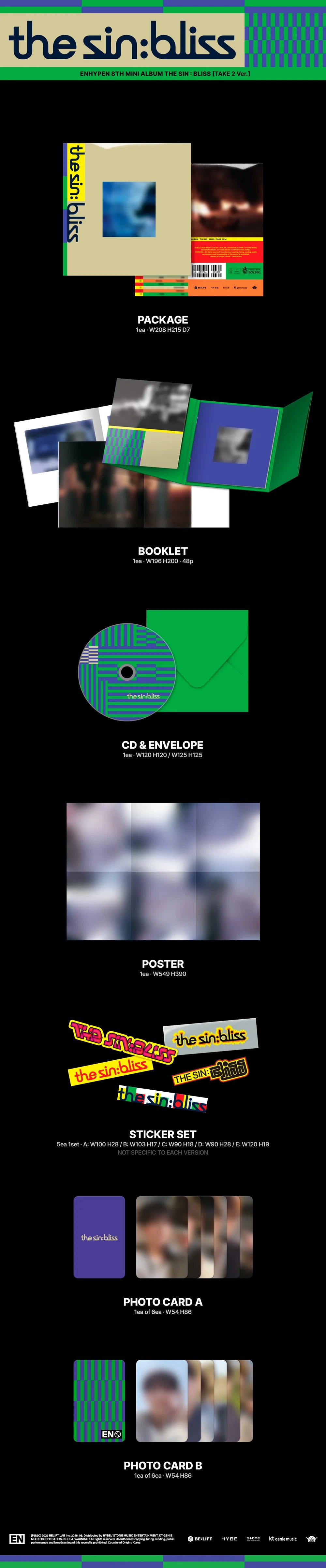 [PRE-ORDER] ENHYPEN - THE SIN : BLISS (Photobook Ver.)
