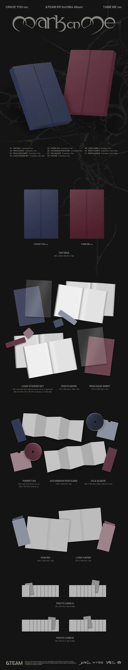 [PRE-ORDER] &TEAM - Mark on Me (Photobook Ver.)