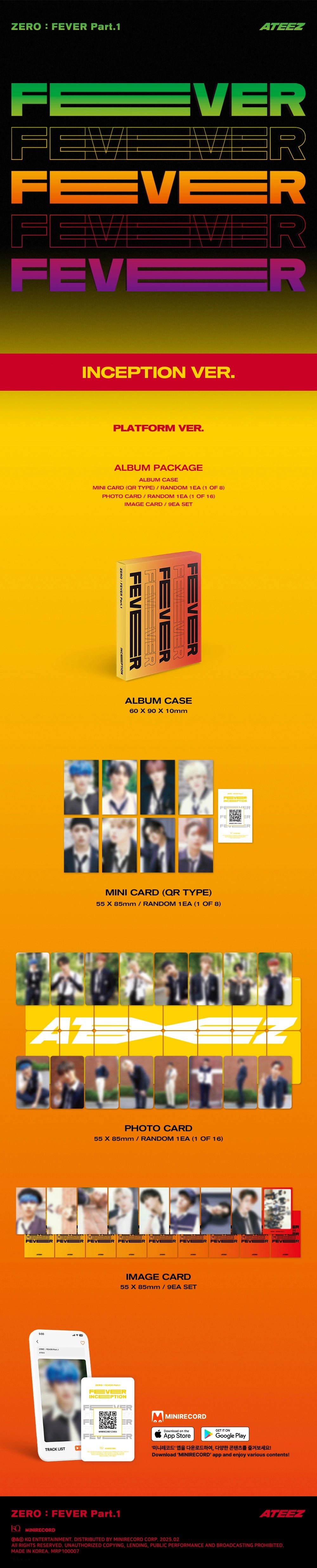 [PRE-ORDER] ATEEZ - Zero: Fever Part.1 (Platform Ver)