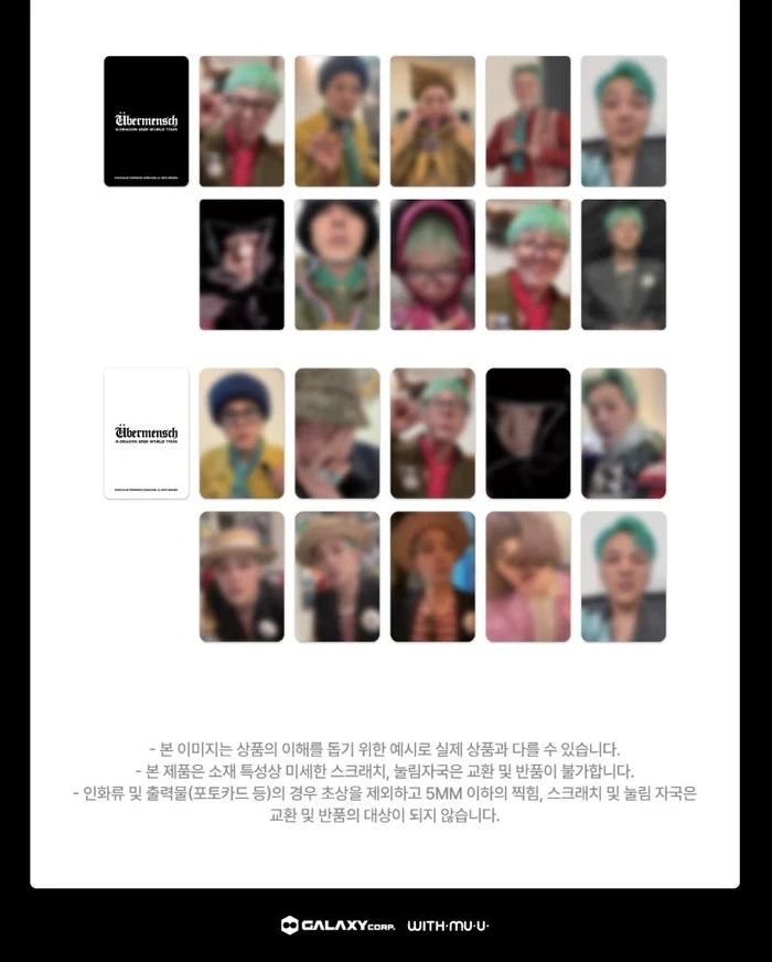 G-Dragon - 2025 World Tour 'ÜBERMENSCH' Official MD Photocards