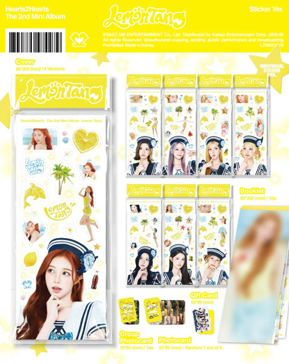 [PRE-ORDER] Hearts2Hearts - Lemon Tang (Sticker Ver.) [RANDOM]