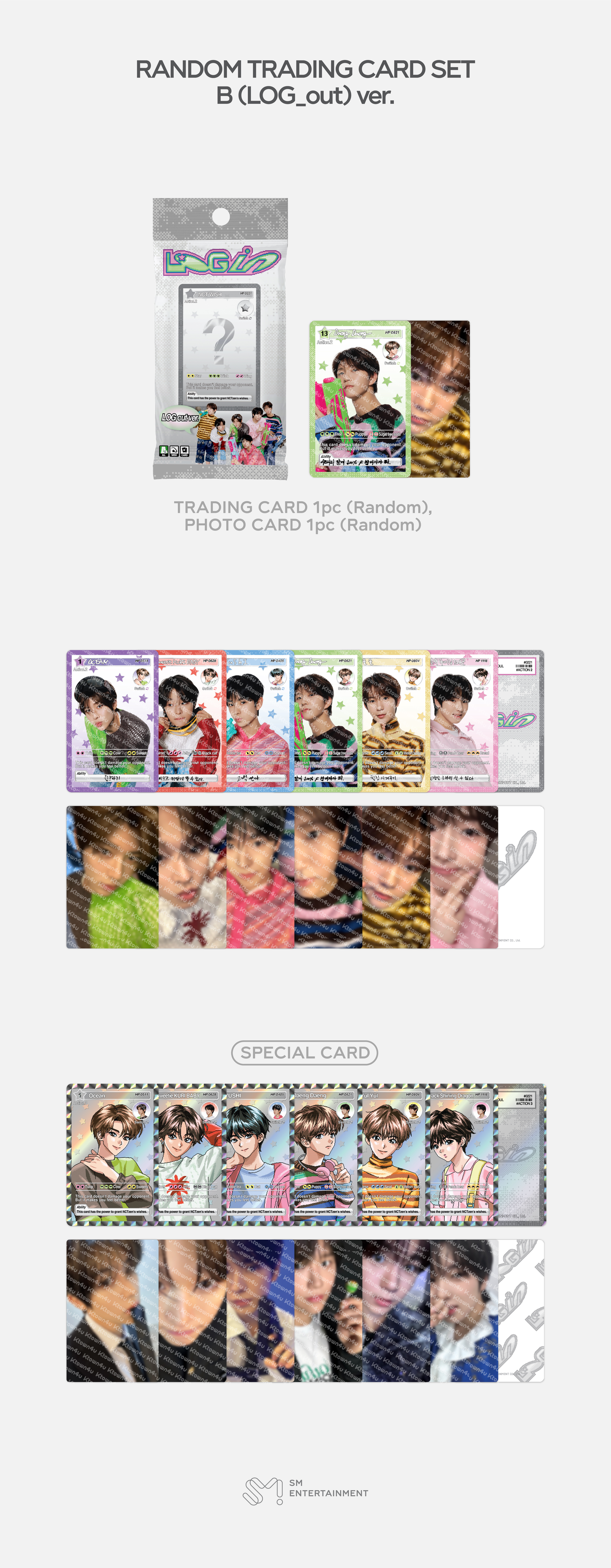 NCT WISH - Asia Tour 'LOG in' Trading Card Pack