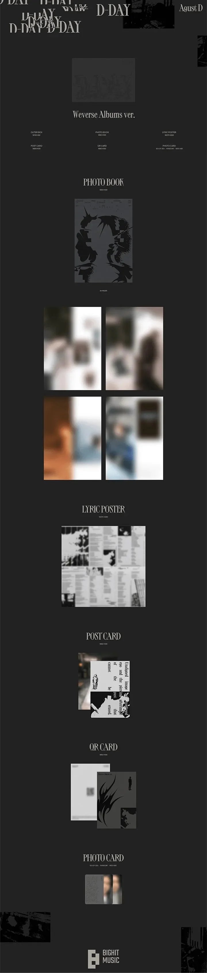 AGUST D - D-Day (Weverse Ver.)