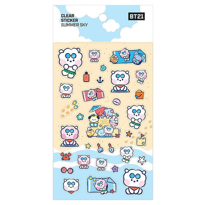 BT21 Minini - Summer Sky Clear Sticker