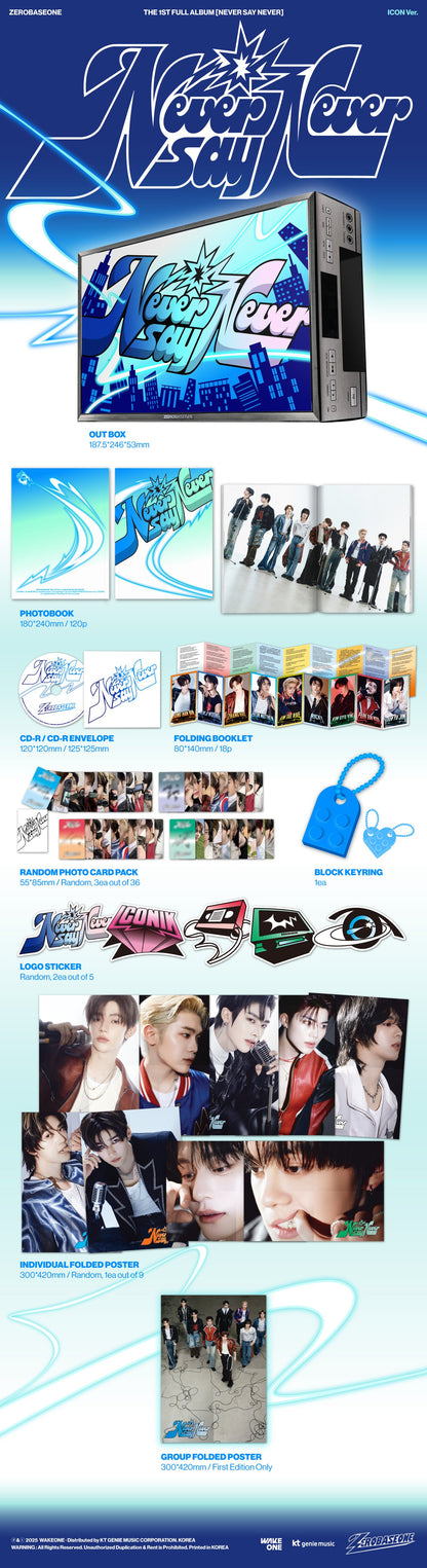 ZEROBASEONE - NEVER SAY NEVER (Photobook Ver)