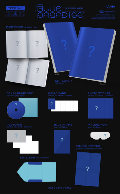 [PRE-ORDER] ZEROBASEONE - BLUE PARADISE (Photobook Ver)