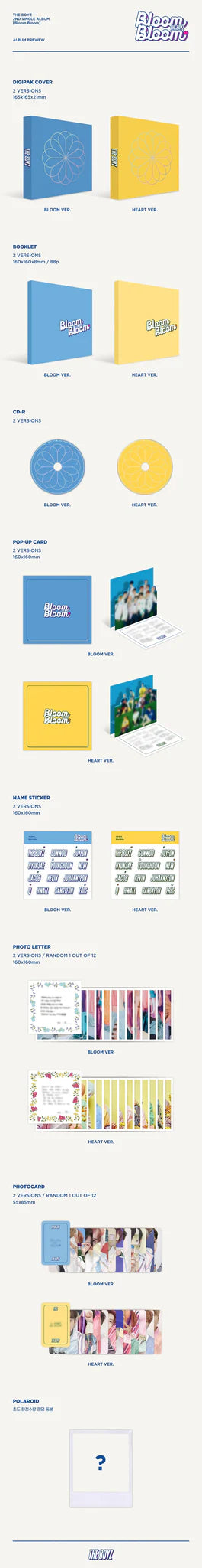 the boyz ヒョンジェ　サノク　トレカ bloom bloom THEBOYZ ヒョンジェ BloomBloom サノク トレカ