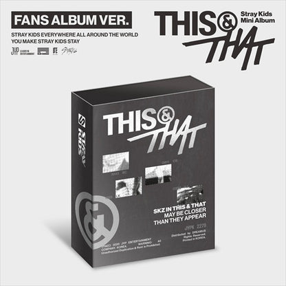 STRAY KIDS - THIS & THAT (Fans Album Ver.)