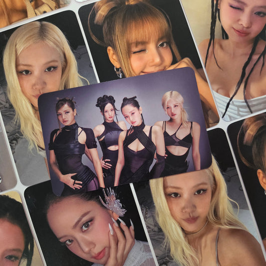BLACKPINK - DEADLINE (Black/Pink Ver.) KTown4u Photocards