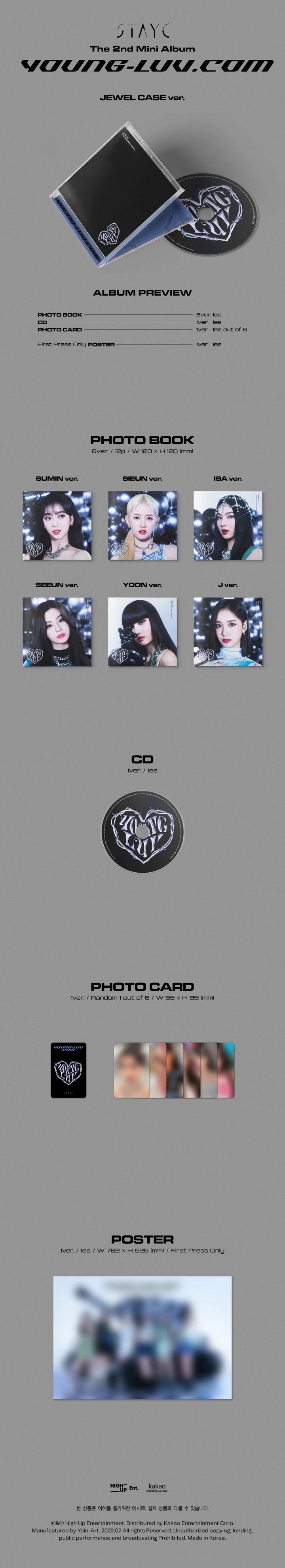 STAYC - YOUNG-LUV.COM (JEWEL CASE Ver.)