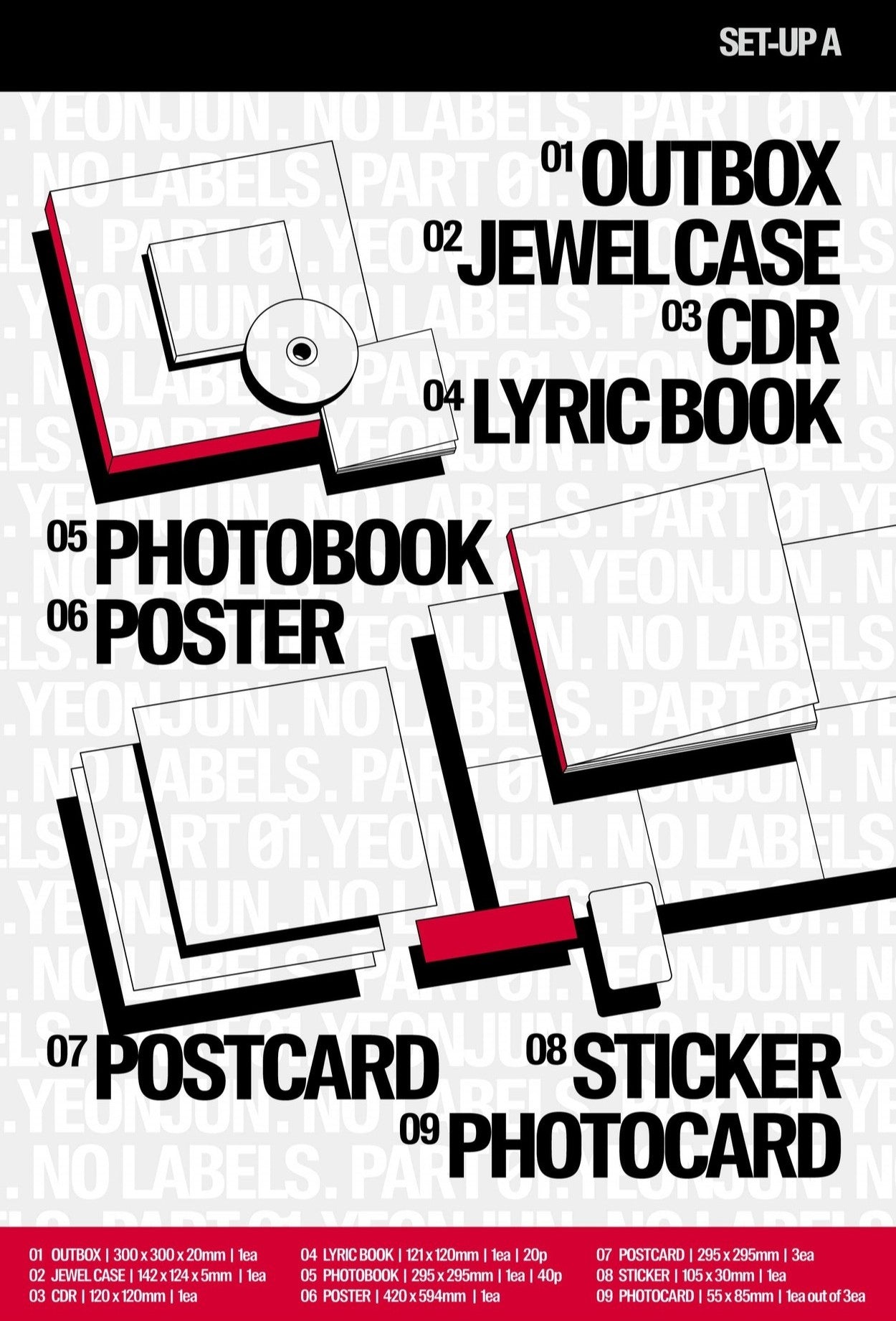 [PRE-ORDER] YEONJUN - NO LABELS: PART 01