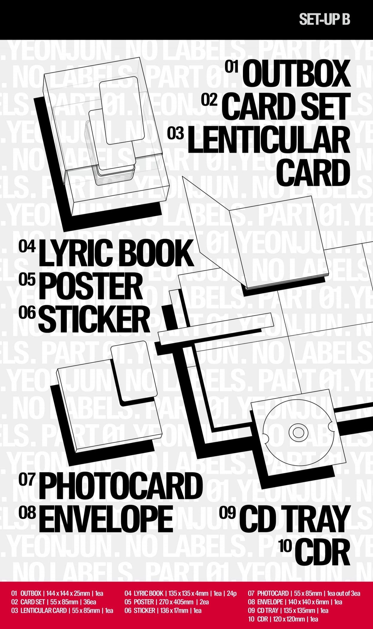 [PRE-ORDER] YEONJUN - NO LABELS: PART 01