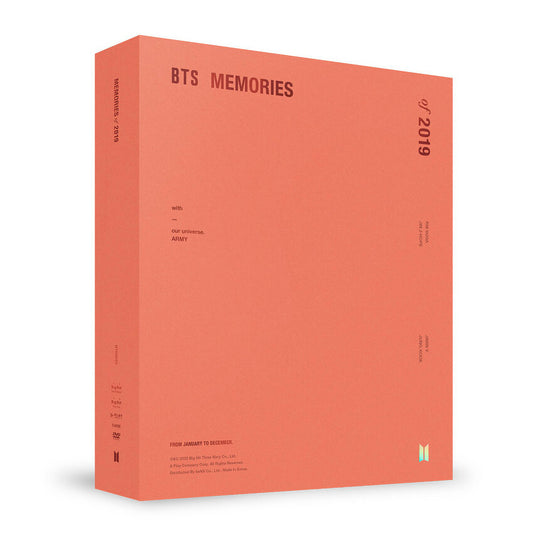 BTS - MEMORIES OF 2019 DVD