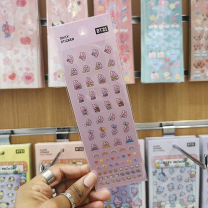 BT21 - Daily Sticker Sheets