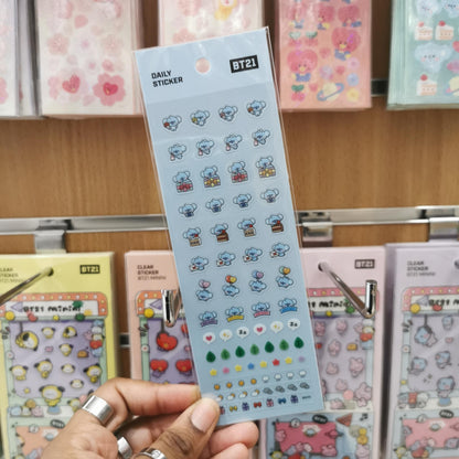 BT21 - Daily Sticker Sheets