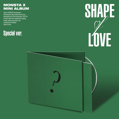 MONSTA X - Shape Of Love (Jewel Case)