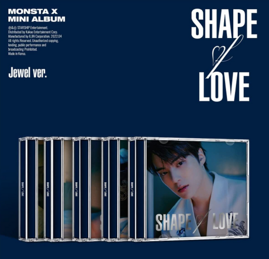 MONSTA X - Shape Of Love (Jewel Case)