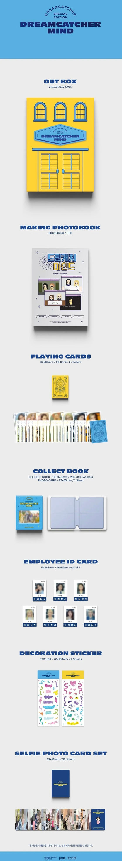 DREAMCATCHER - Special Edition MD Photobooks