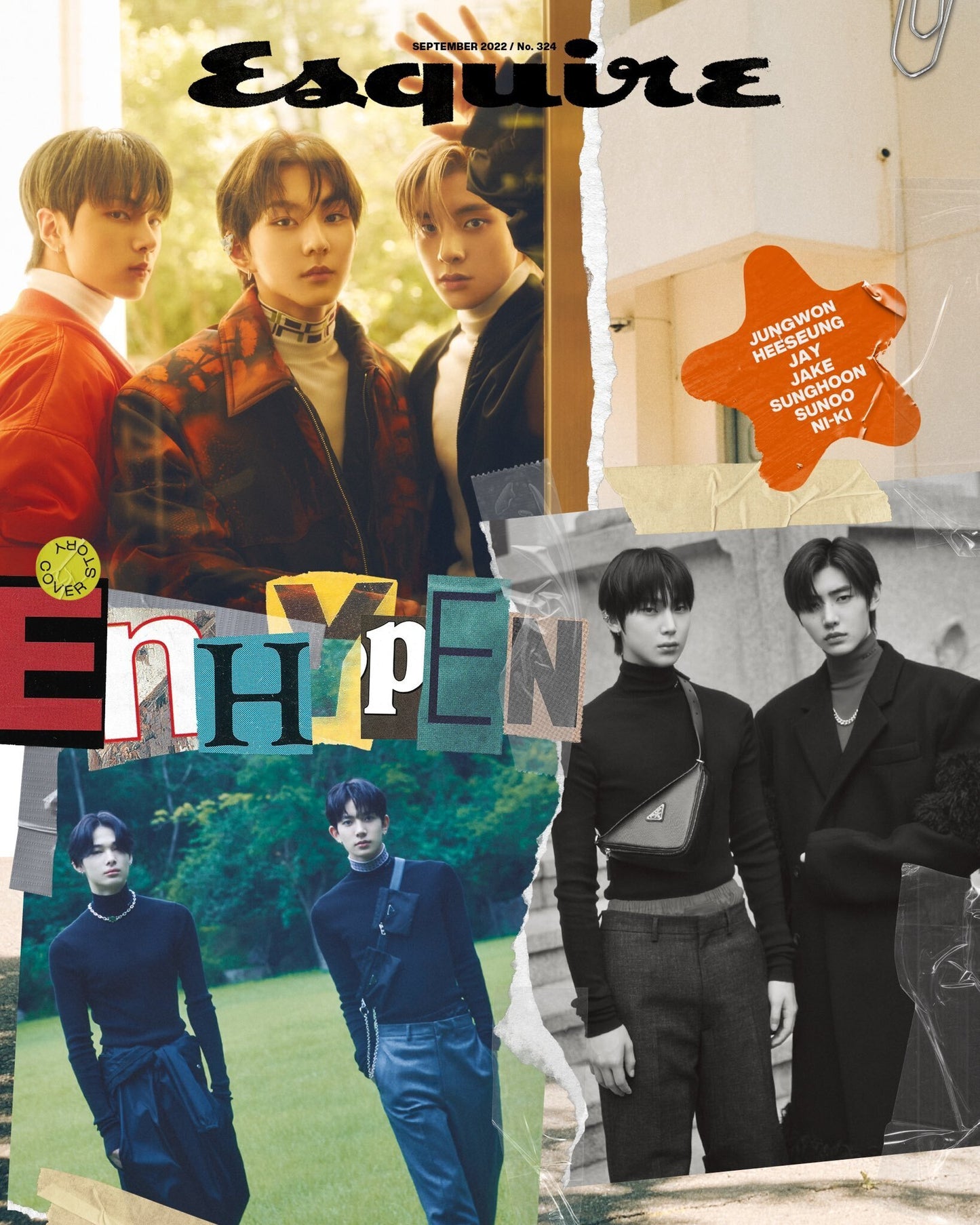 ESQUIRE Korea x PRADA September 2022 [Enhypen]